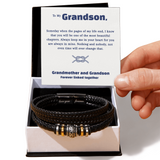 Grandmother and Grandson Forever Linked Together - Bracelet
