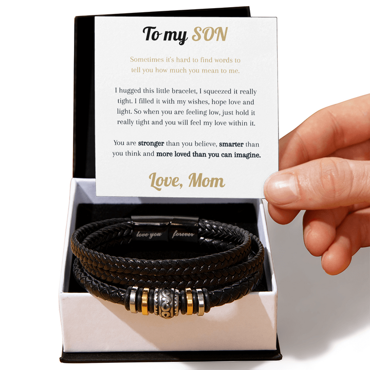 To My Son - Love, Mom - Bracelet