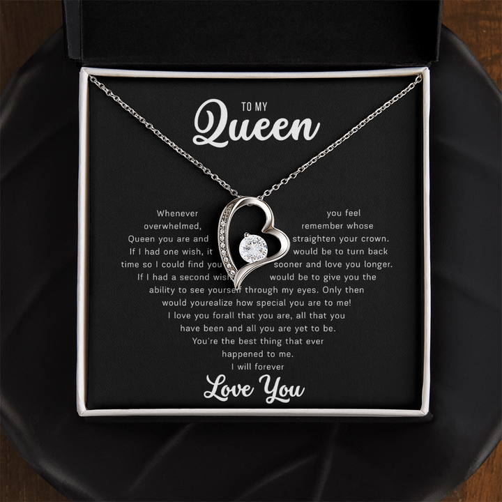 To My Queen - Heart Necklace