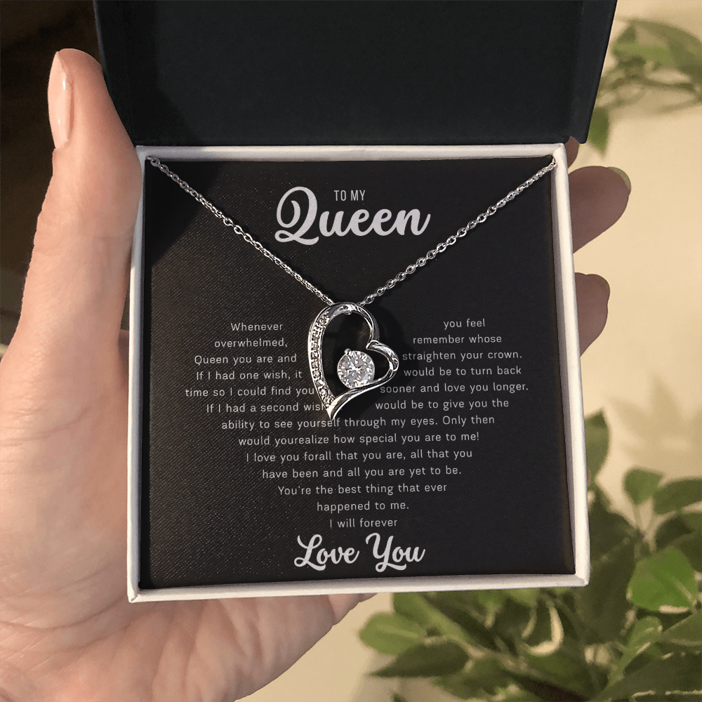 To My Queen - Heart Necklace