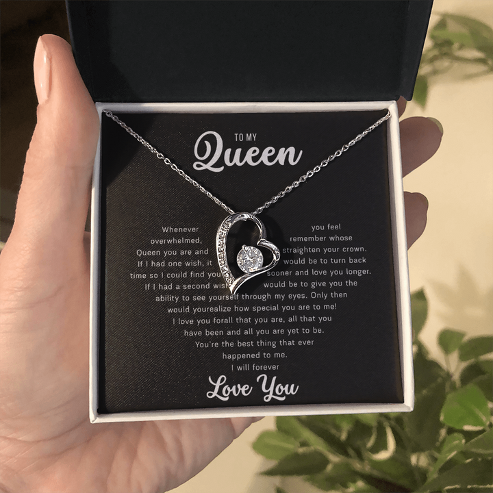 To My Queen - Heart Necklace