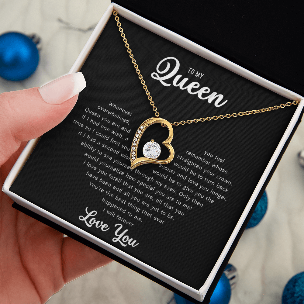 To My Queen - Heart Necklace