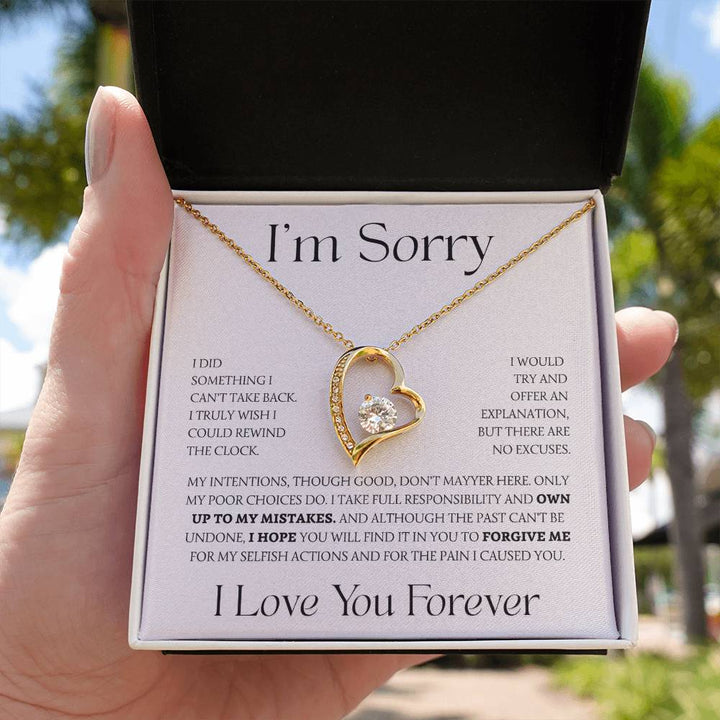 Apology Gift For Her - Heart Necklace